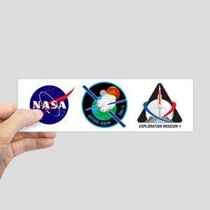 NASA Orion Logo - Nasa Orion Logo Bumper Stickers - CafePress