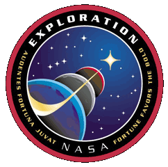 NASA Orion Logo - Space Travel Programs - Space Mission Insignia on Sea and Sky