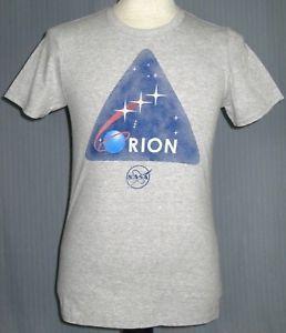 NASA Orion Logo - New NASA Orion Spacecraft Adult Small Gray Logo T-Shirt (S JPL ...