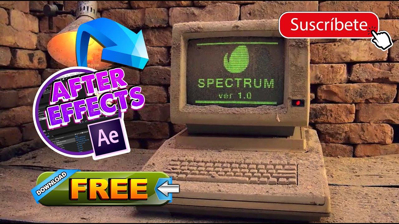 Old Computer Logo - VideoHive Spectrum Old Computer Opener 15247782 FREE 2