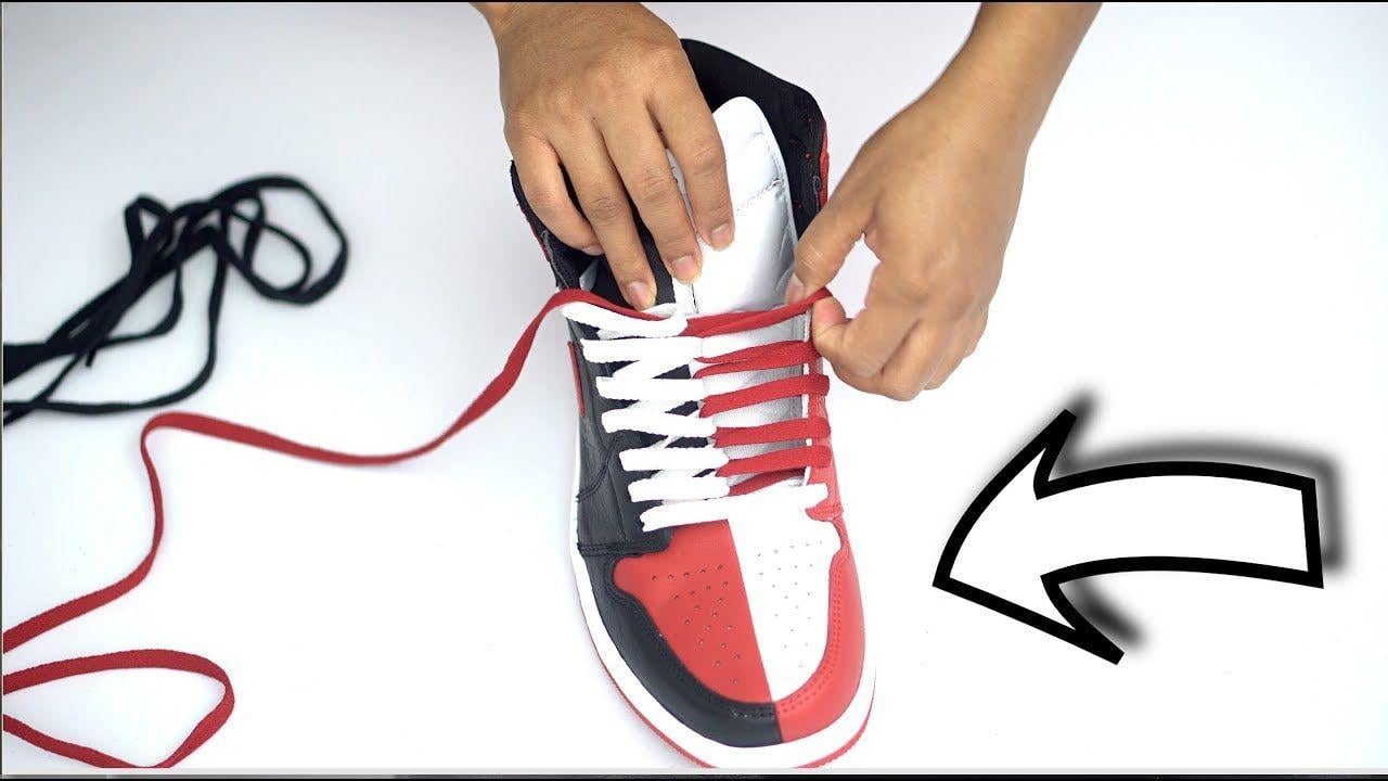 The Coolest Jordan Logo - Coolest Way To Double Lace Jordan 1 Homage To Home - YouTube