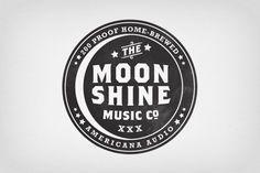 Moonshine Logo - 27 Best moonshine images | Moon logo, Brand design, Branding design