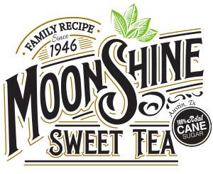 Moonshine Logo - Moonshine Sweet Tea | Texas Brewed. Texas Sweet.