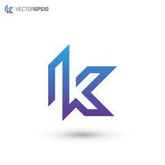 Cool K Logo - simple K