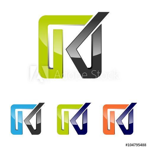 Cool K Logo - Unique Cool Square K Logo Icon Template - Buy this stock vector and ...