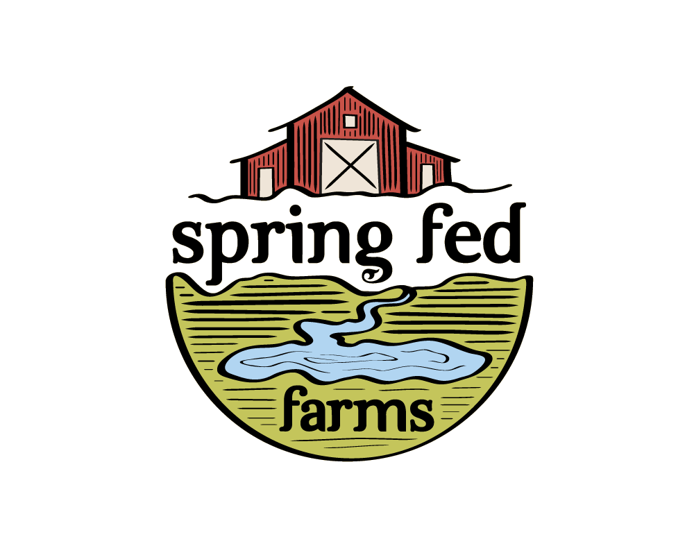 River Agriculture Logo - ellie t studio | Spring Fed Farms logo | Oh yeah farm | Farm logo ...