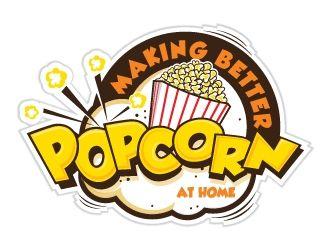 Popcorn Logo - making better popcorn logo design - 48HoursLogo.com