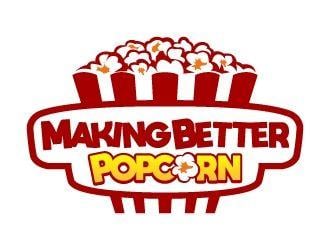 Popcorn Logo - making better popcorn logo design - 48HoursLogo.com