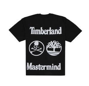 Black L Logo - Timberland X Mastermind World Size L Black T-Shirt With Logo Japan ...