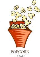 Popcorn Logo - Popcorn Logo Vector (.AI) Free Download