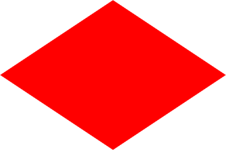White with Red Diamond Logo - Signal Flags: Soviet Navy