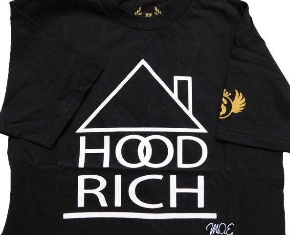 Hood Rich Logo - HOOD RICH T SHIRTS / Dollar $ign Apparel