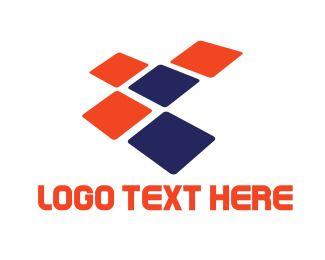 Orange Square Tech Logo - Square Logo Designs. Create A Square Logo