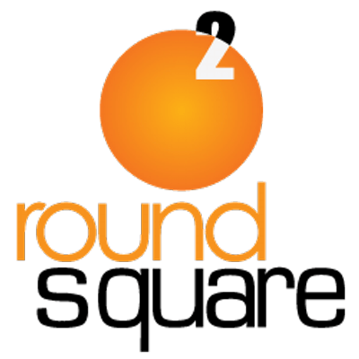 Orange Square Tech Logo - Round Square Tech