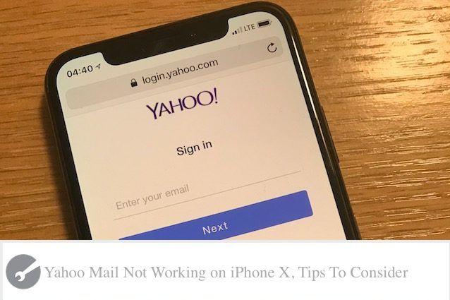 iPhone Mail Logo - Yahoo Mail Not Updating On IPhone X XS XR, Tips To Consider
