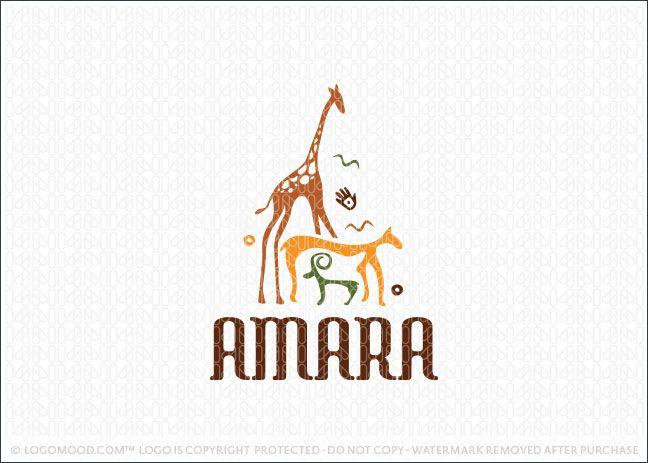 African Safari Logo - Readymade Logos Amara African Safari