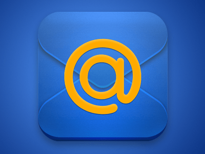 iPhone Mail Logo - Mail.Ru iPhone App Icon by Mail.Ru Design | Dribbble | Dribbble