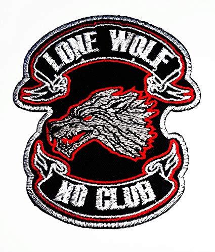 No Fox Logo - Amazon.com : Lone Wolf No Club Fox Dog Hog Outlaw Logo Lady Biker ...