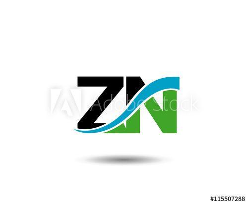 Zn Logo - ZN Logo. Vector Graphic Branding Letter Element - Buy this stock ...