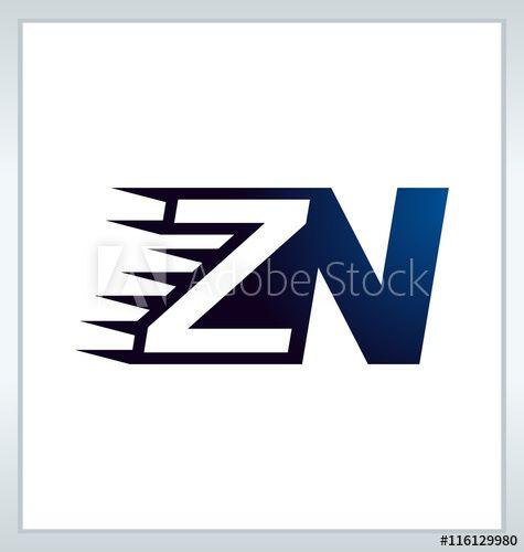 Zn Logo - ZN Two letter composition for initial, logo or signature - Buy this ...