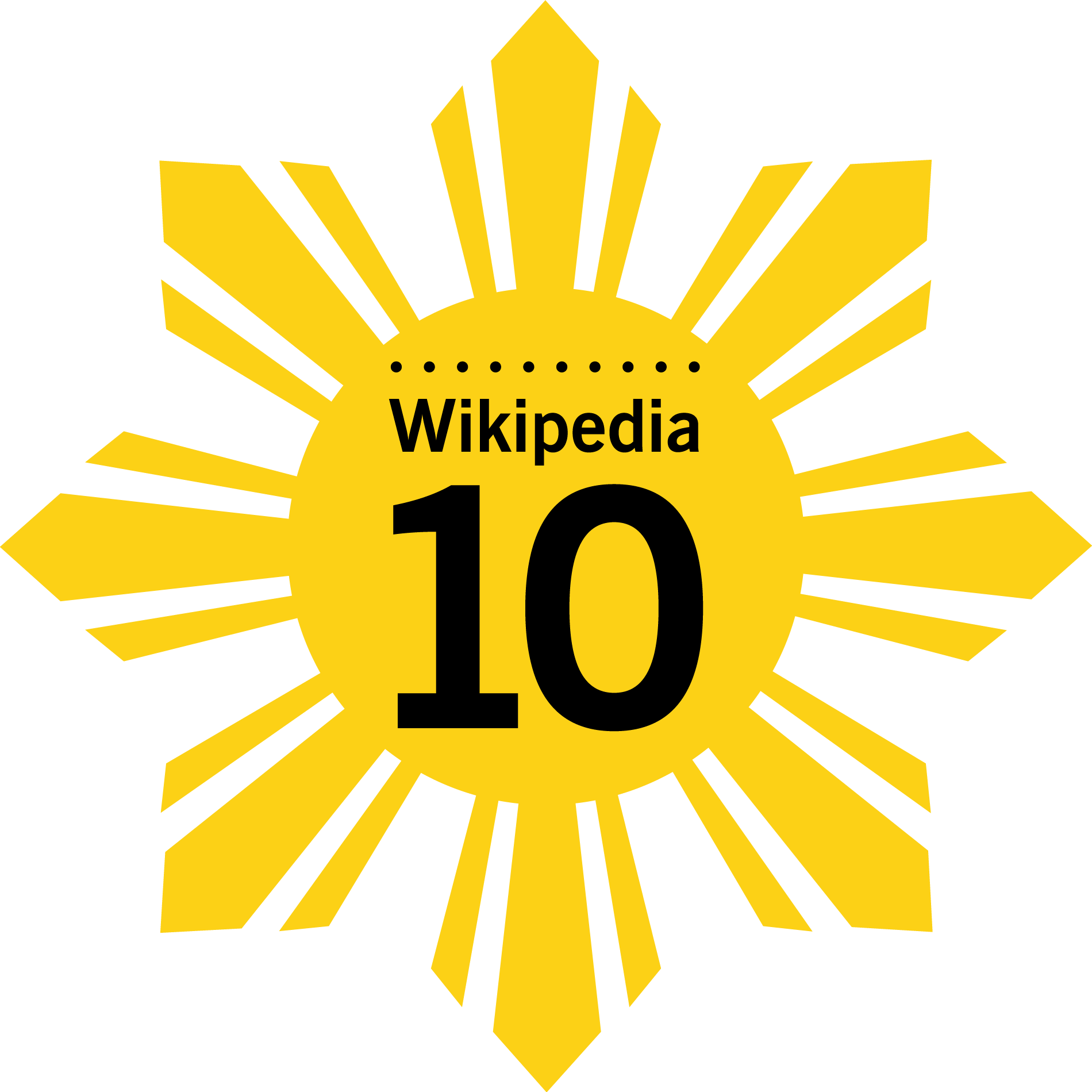 Pinoy Sun Logo - File:Wp-10-philippines-sun-cmyk.png - Wikimedia Commons
