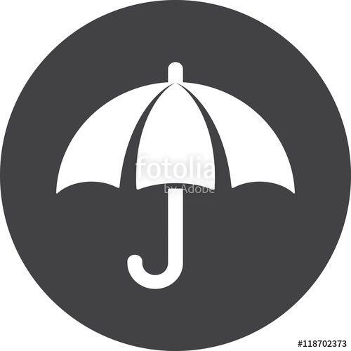 White Umbrella Logo - umbrella safe safety rain shelter weather wet protection protect