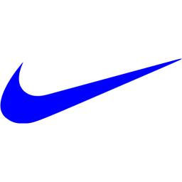 Blue Nike Logo - Blue nike icon blue site logo icons