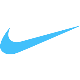 Blue Nike Logo - Caribbean blue nike icon - Free caribbean blue site logo icons