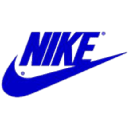 Blue Nike Logo - Blue Nike Logo(Transparent)