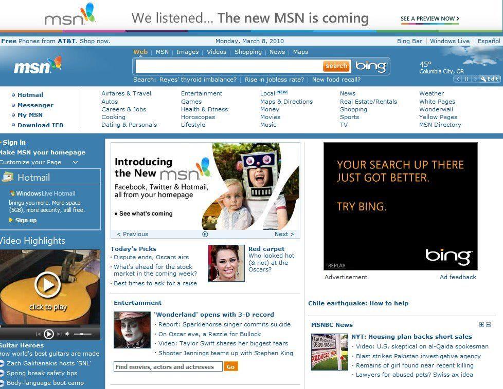 Old MSN Logo - How To Access The Old MSN Website - gHacks Tech News