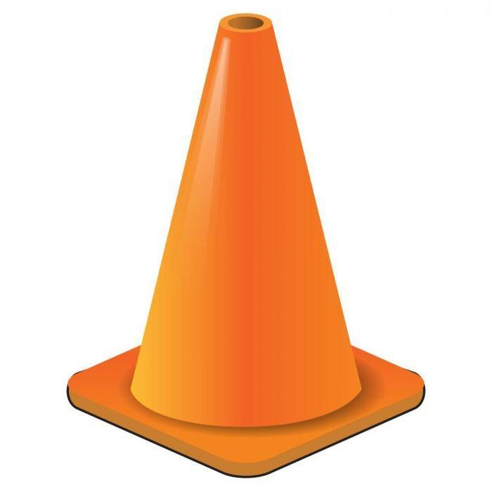 Orange Traffic Cone Logo - 12-Inch Orange Traffic Cone - ParkingZone