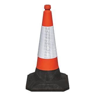 Orange Traffic Cone Logo - Orange 500mm Traffic Cones for Hire - BE Event Hire