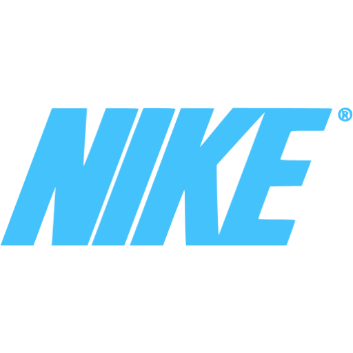 Blue Nike Logo - Caribbean blue nike 2 icon - Free caribbean blue site logo icons