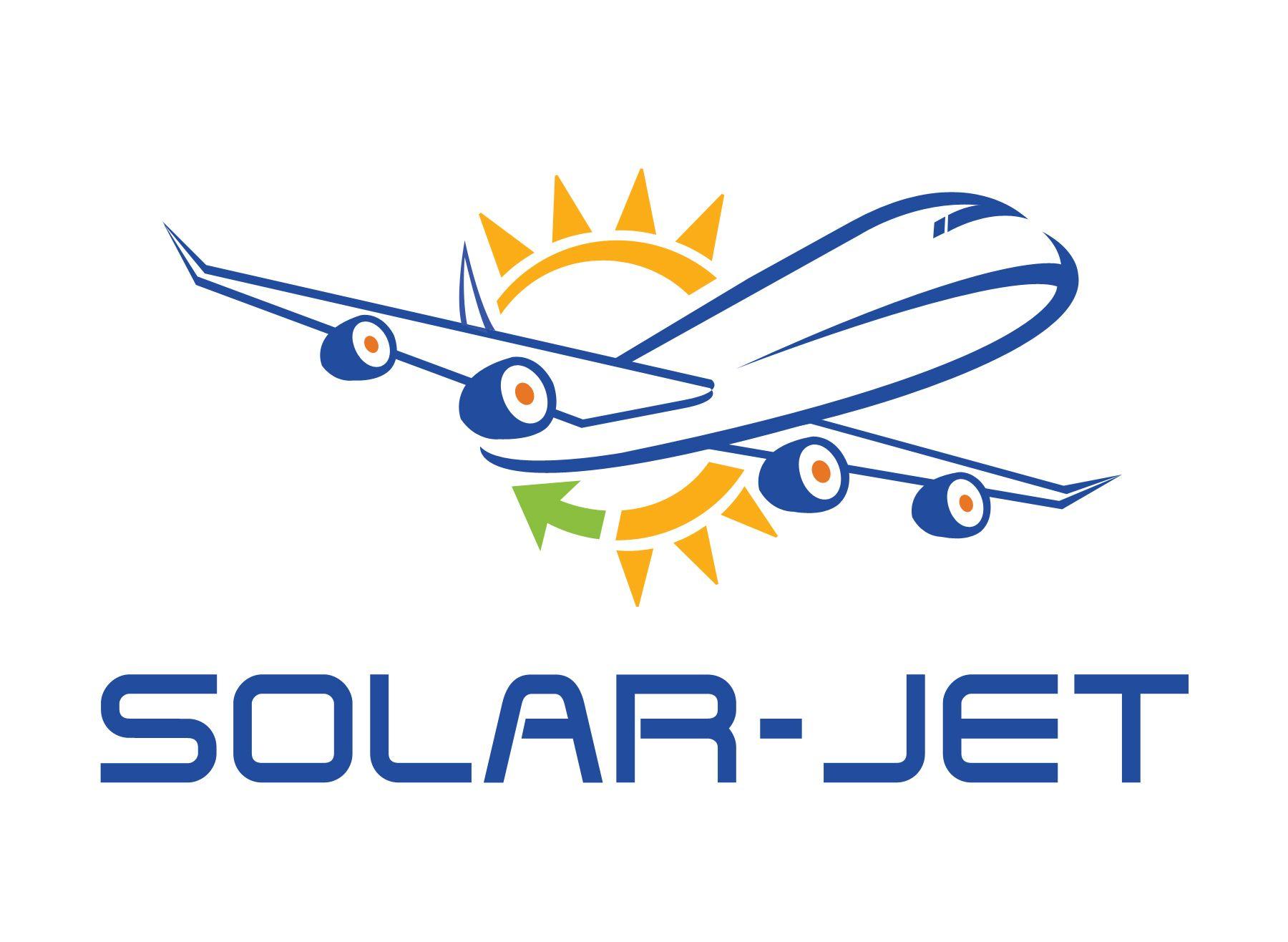 Jet Airplane Logo - SOLAR JET