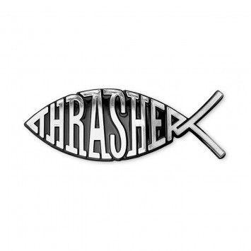 Thrasher Fish Logo - Thrasher Fish Car Emblem | Accessories | Thrasher, Thrasher magazine ...