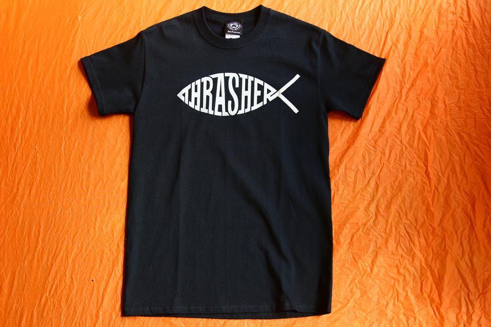 Thrasher Fish Logo - Thrasher Fish Logo Tee – Hard Times Skate Shop