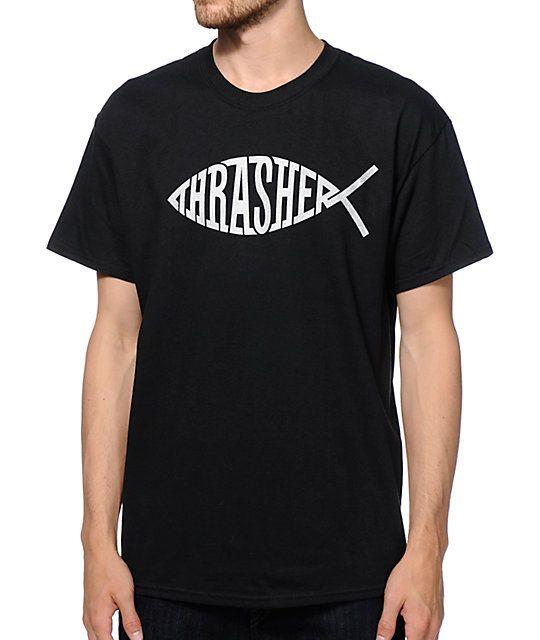 Thrasher Fish Logo - Thrasher Fish T-Shirt | Zumiez