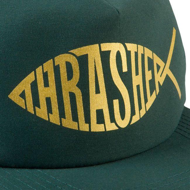 Thrasher Fish Logo - Thrasher Magazine Shop - Thrasher Jesus Fish Snapback Hat