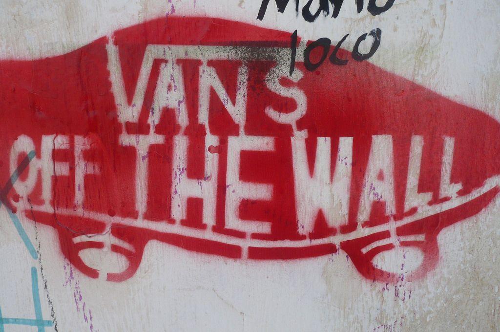 Funny of the Wall Vans Logo - vans off the wall. un stencil sencillo