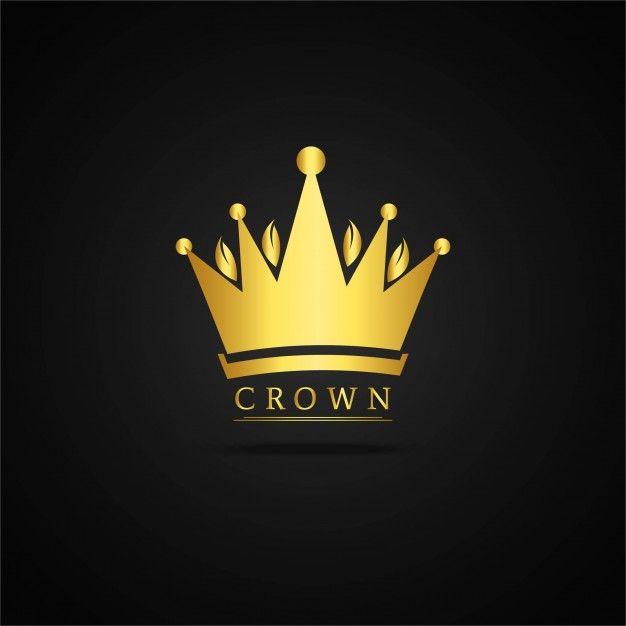 Golden Crown Logo - Golden crown design Vector