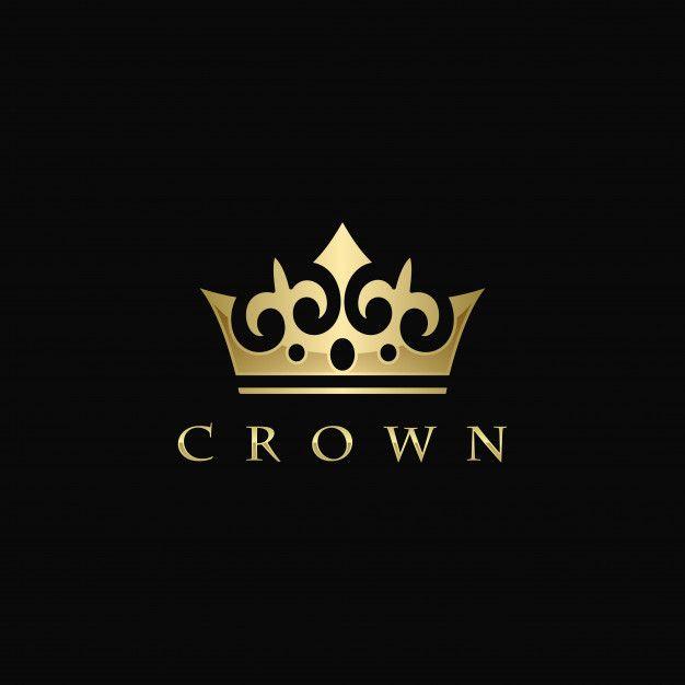 Golden Crown Logo - Golden crown logo vector Vector