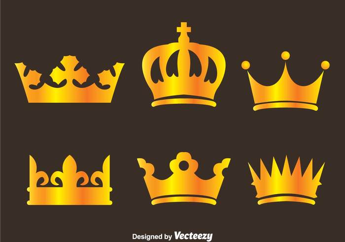 Golden Crown Logo - Gold Crown Logo Vectors 131798 - WeLoveSoLo