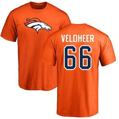 Jared Name Logo - Nike Jared Veldheer Denver Broncos Orange : NFL T Shirt Name