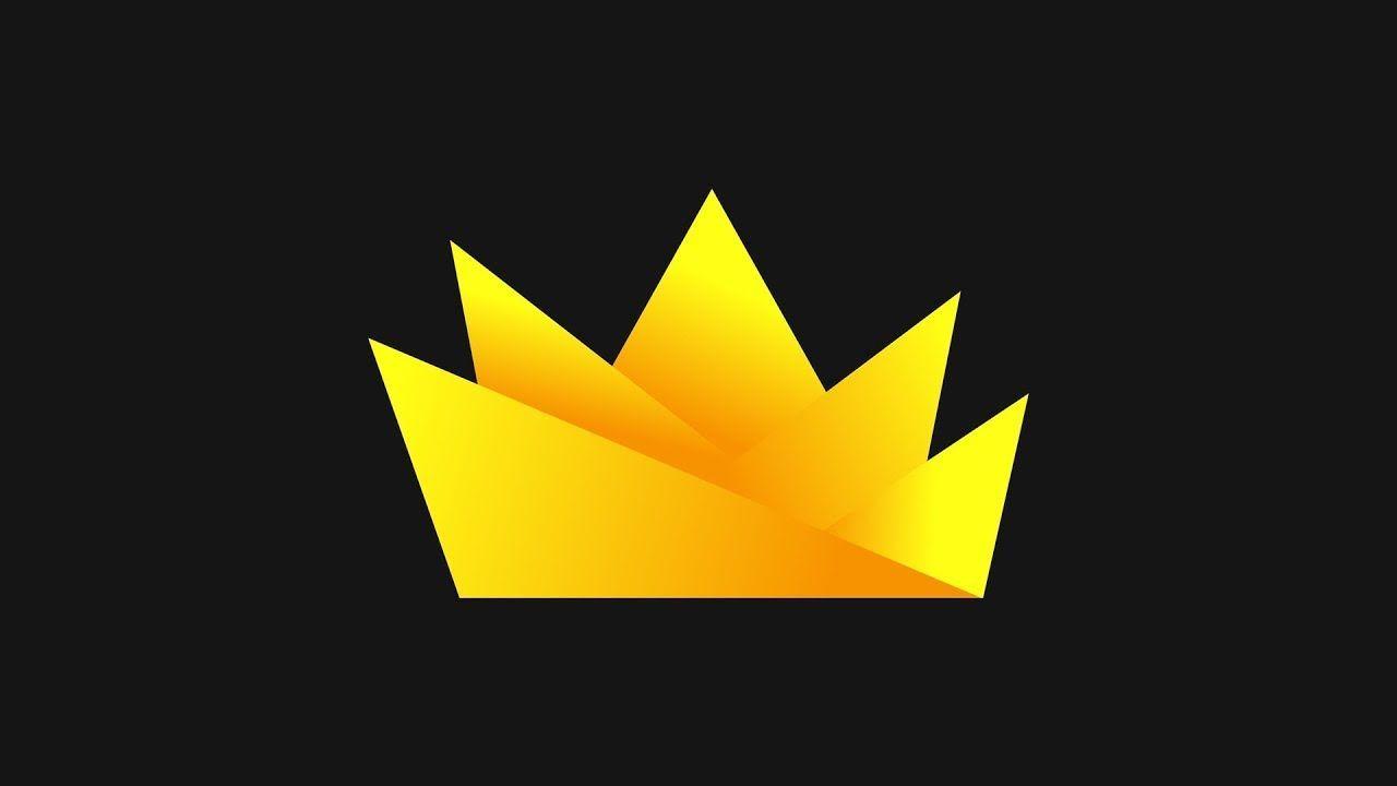 Golden Crown Logo - Golden Crown Logo Design. CorelDraw Tutorial. Graphic Design
