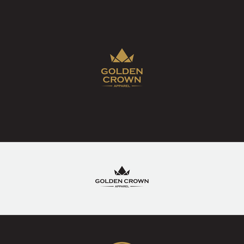 Golden Crown Logo - Simple yet distinguishable logo for Golden Crown Apparel. Logo