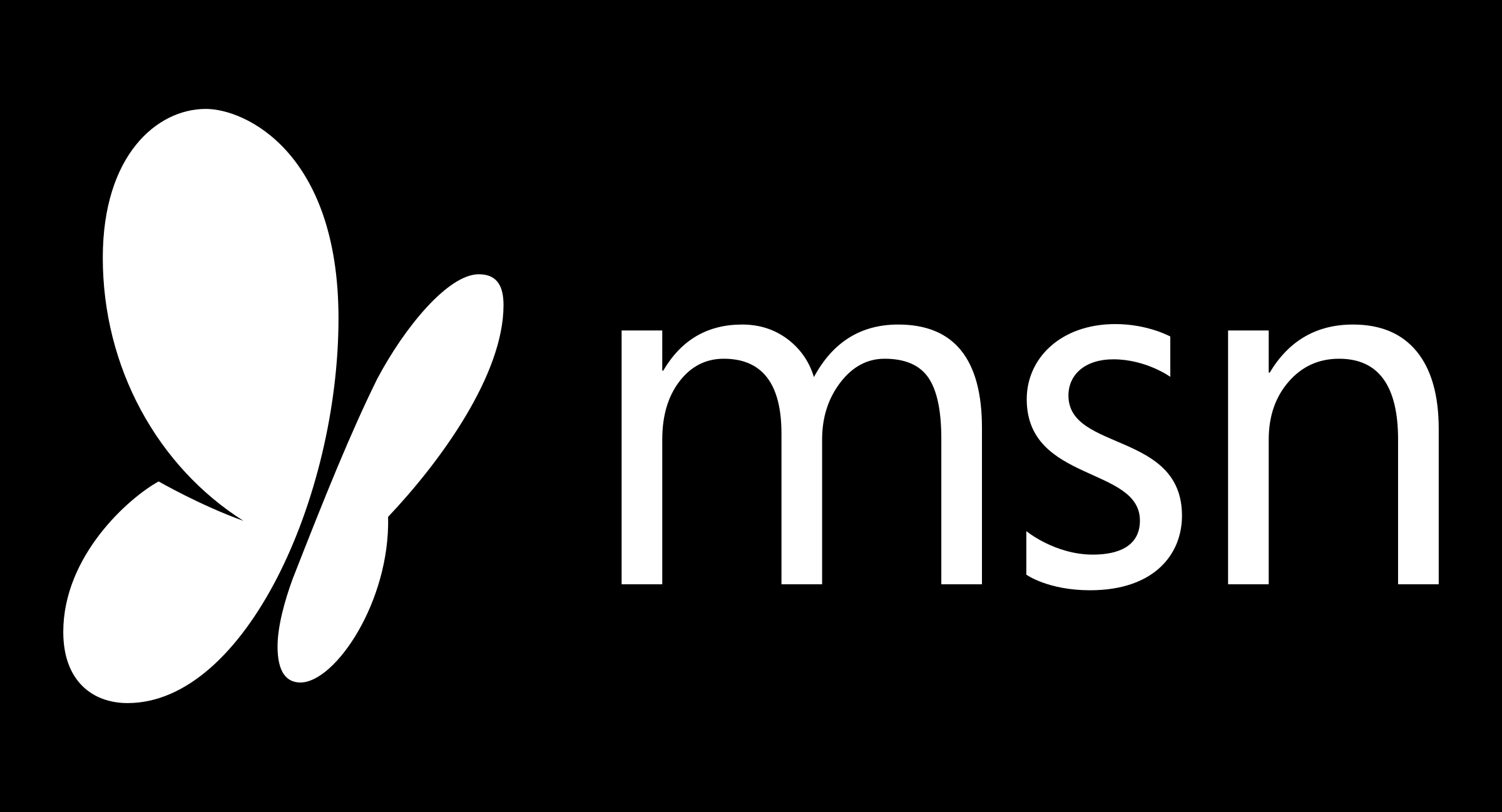 MSN White Logo - MSN Logo PNG Transparent & SVG Vector - Freebie Supply