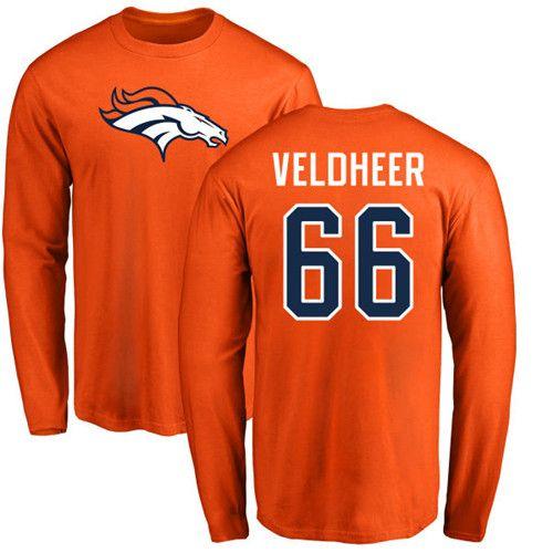 Jared Name Logo - Orange Jared Veldheer Name & Number Logo Jersey - Nike #66 Denver ...