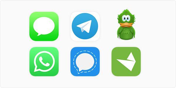 Green Messaging Logo - 6 Encrypted Messaging App Options for Mac and iOS | The Mac Security ...