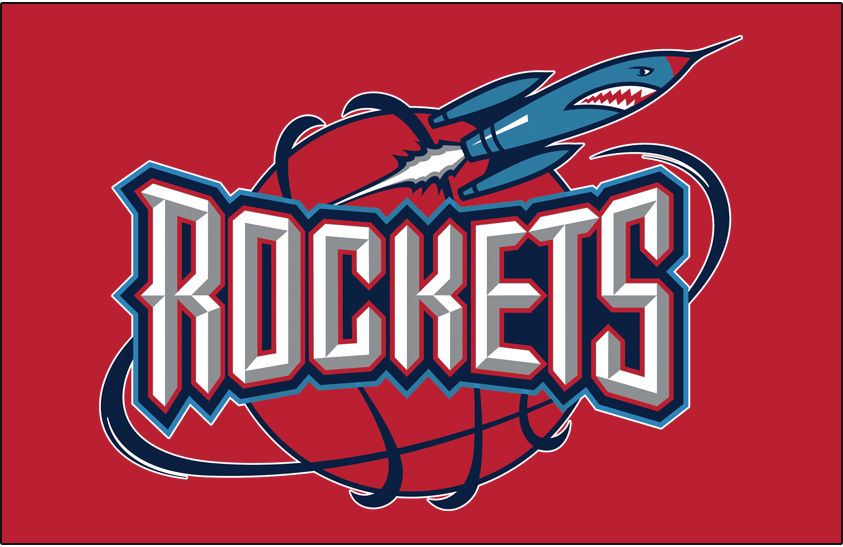1995 Logo - Houston Rockets Primary Dark Logo - National Basketball Association ...