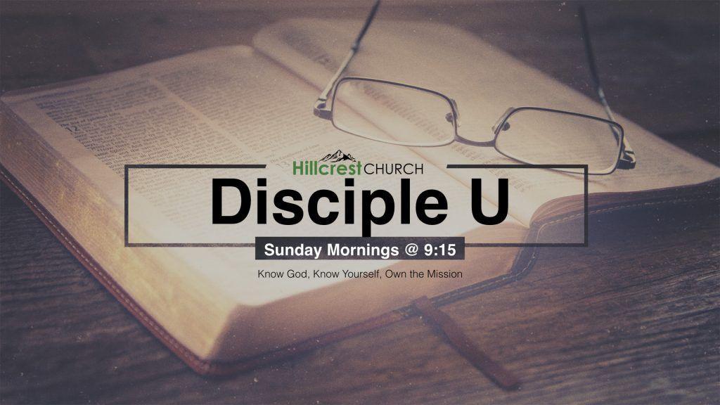 Disciple U Logo - Adult - Hillcrest Church